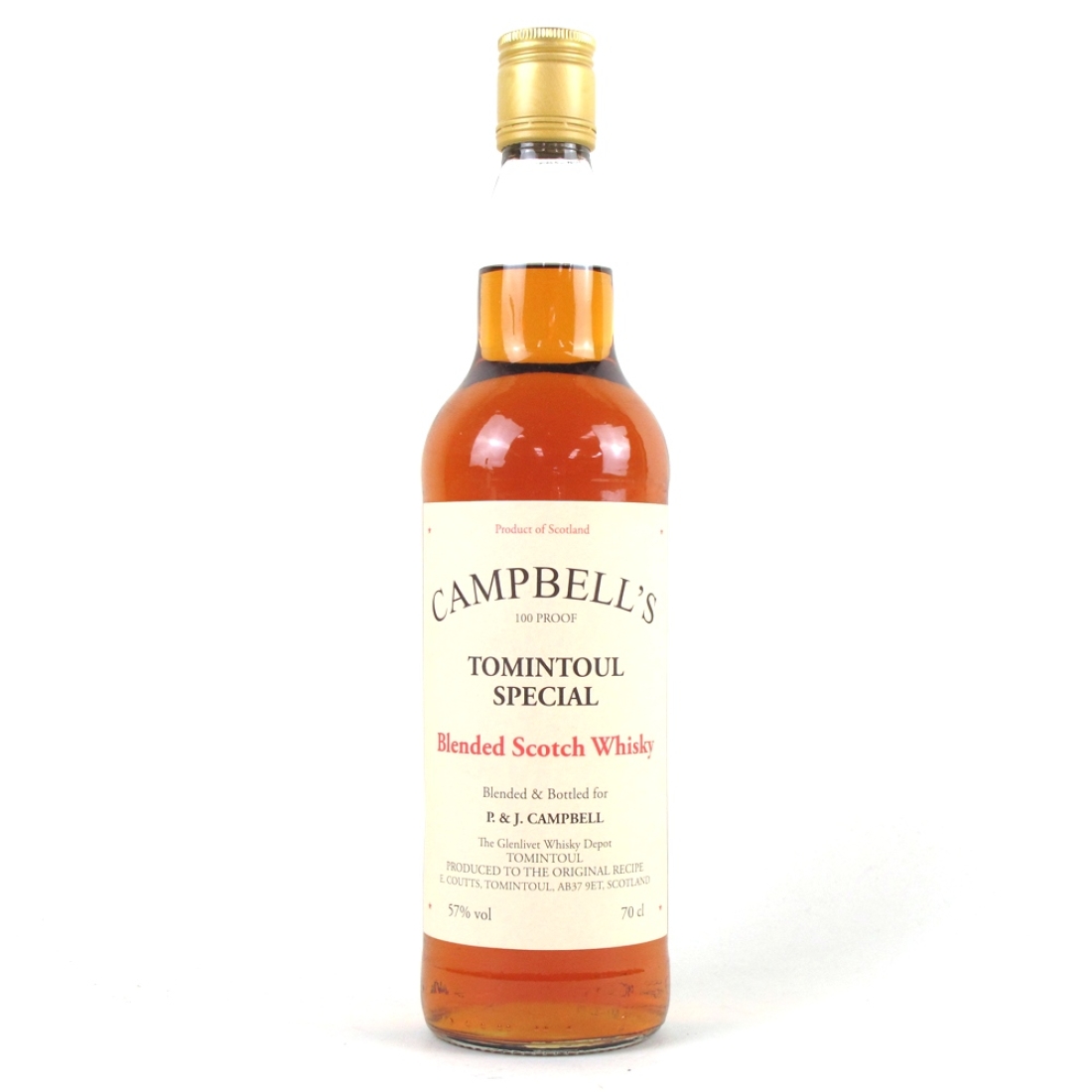 Tomintoul Special 'P & J Campbell' Special 100 Proof