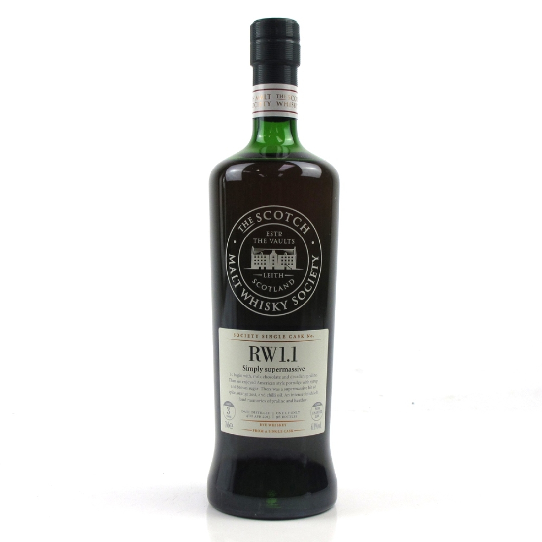 FEW Spirits 2013 SMWS 3 Year Old RW1.1