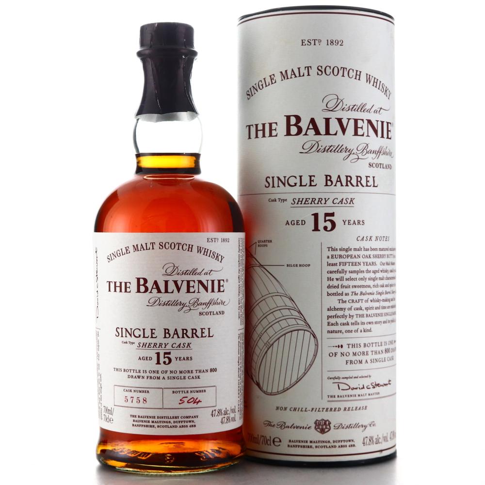 Balvenie 15 Year Old Sherry Cask Single Barrel #5758