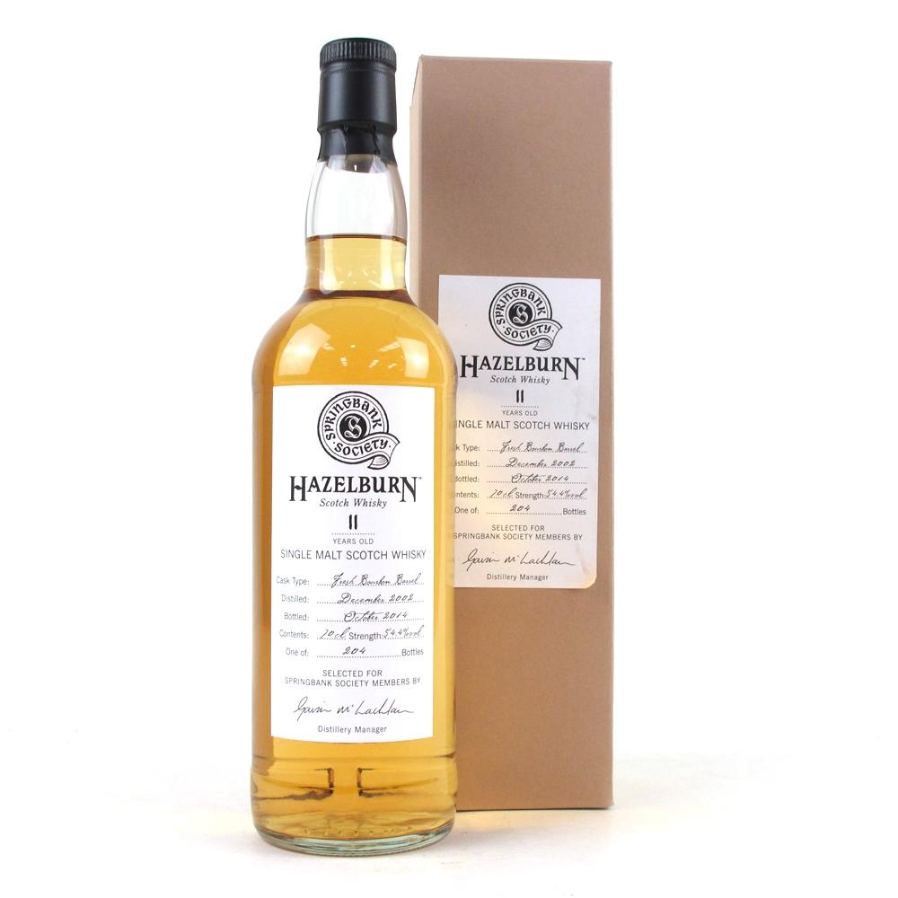 Hazelburn 2002 Fresh Bourbon Barrell 11 Year Old