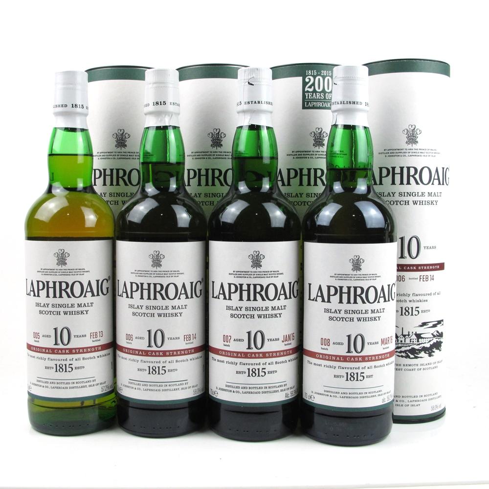 Laphroaig Cask Strength Collection Batch #005 - #008
