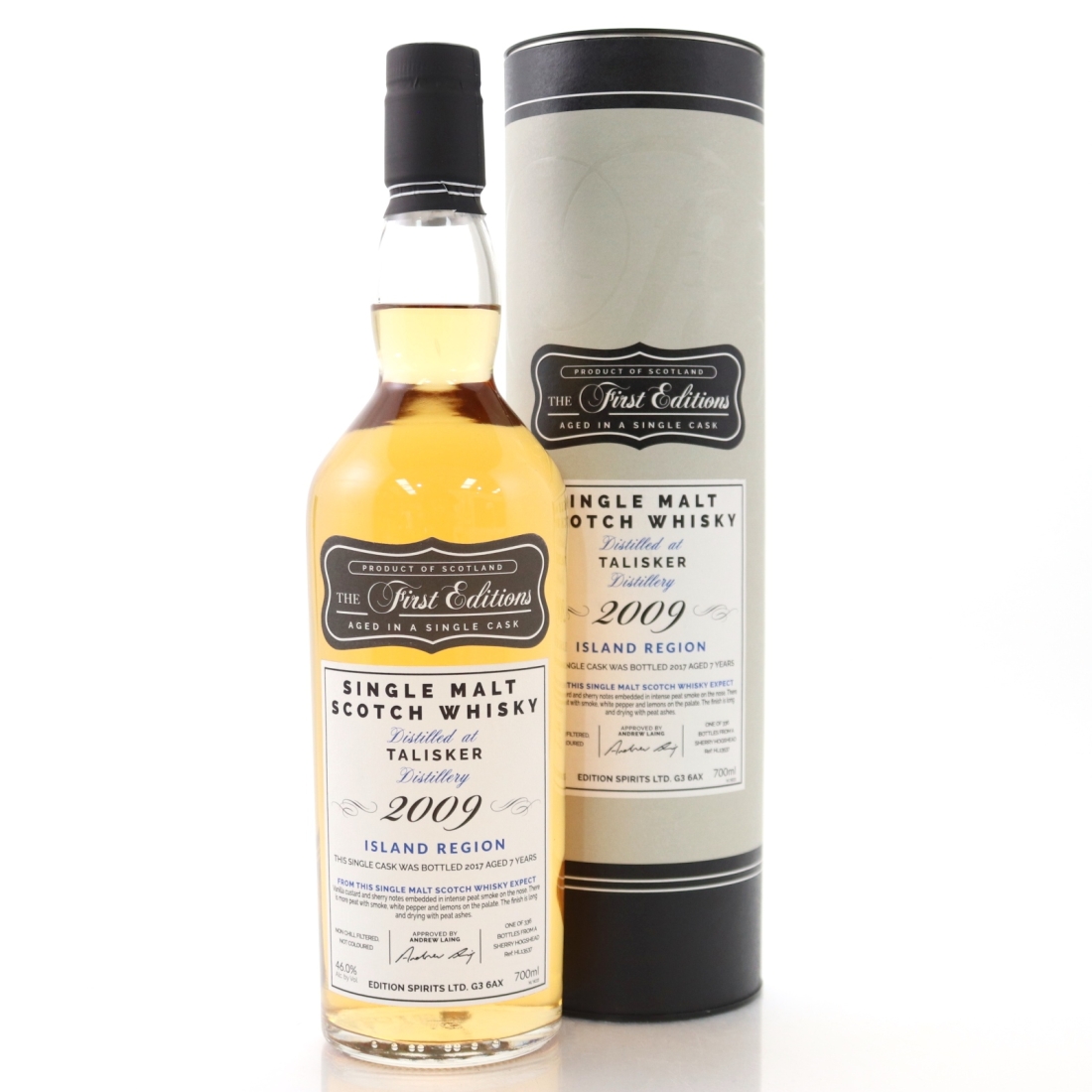 Talisker 2009 Edition Spirits 7 Year Old
