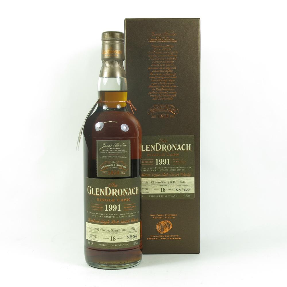 Glendronach 1991 Single Cask 18 Year Old