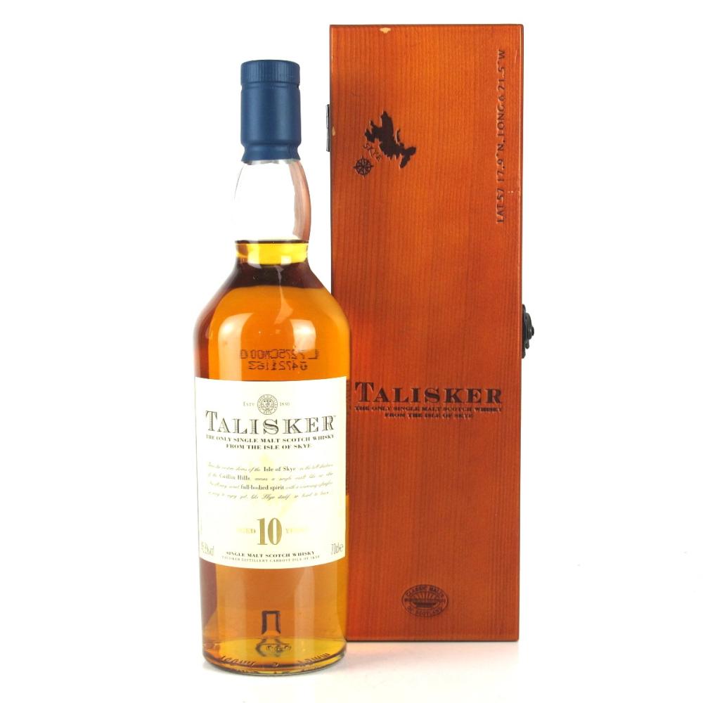 Talisker 10 Year Old / Wooden Box