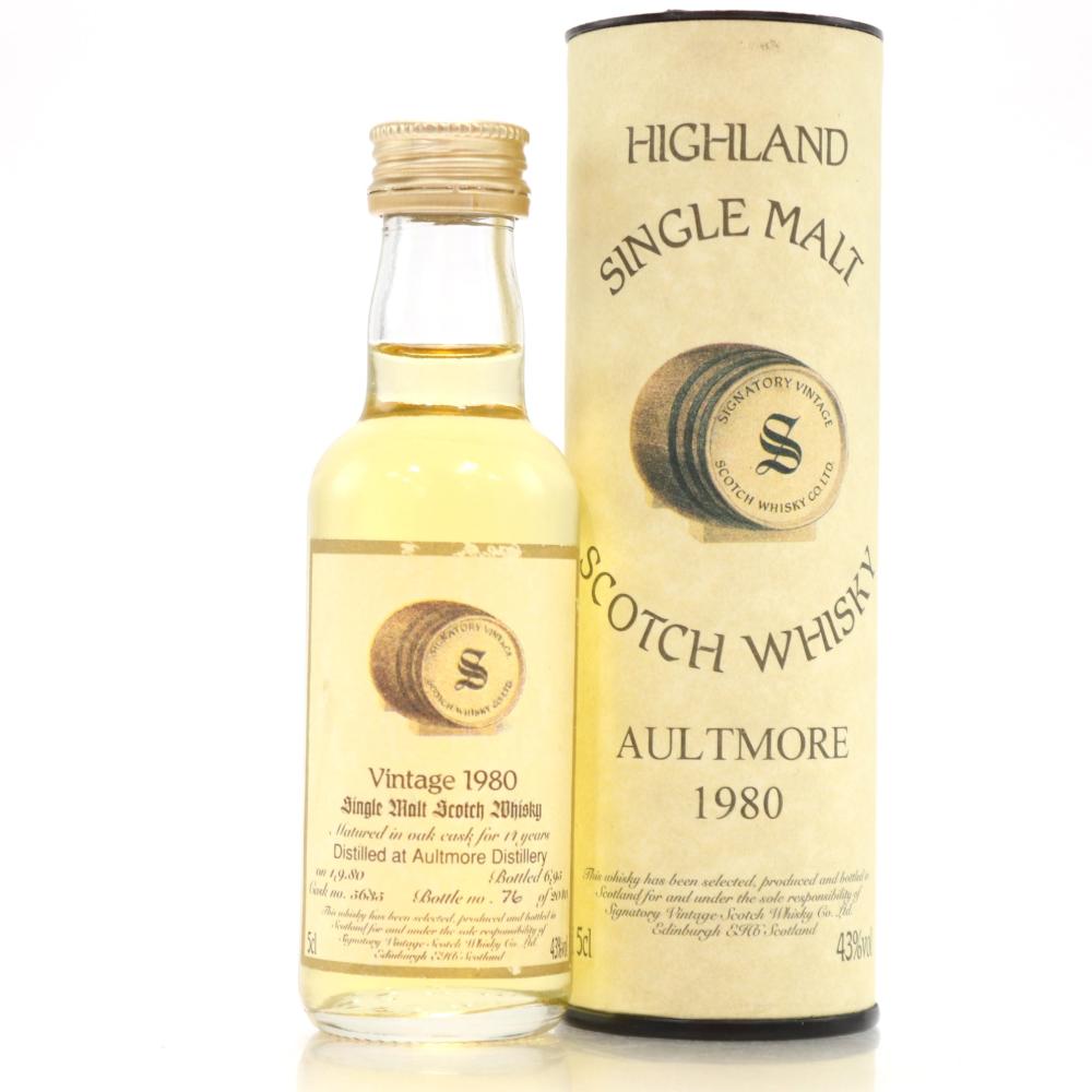 Aultmore 1980 Signatory Vintage 11 Year Old Miniature 5cl