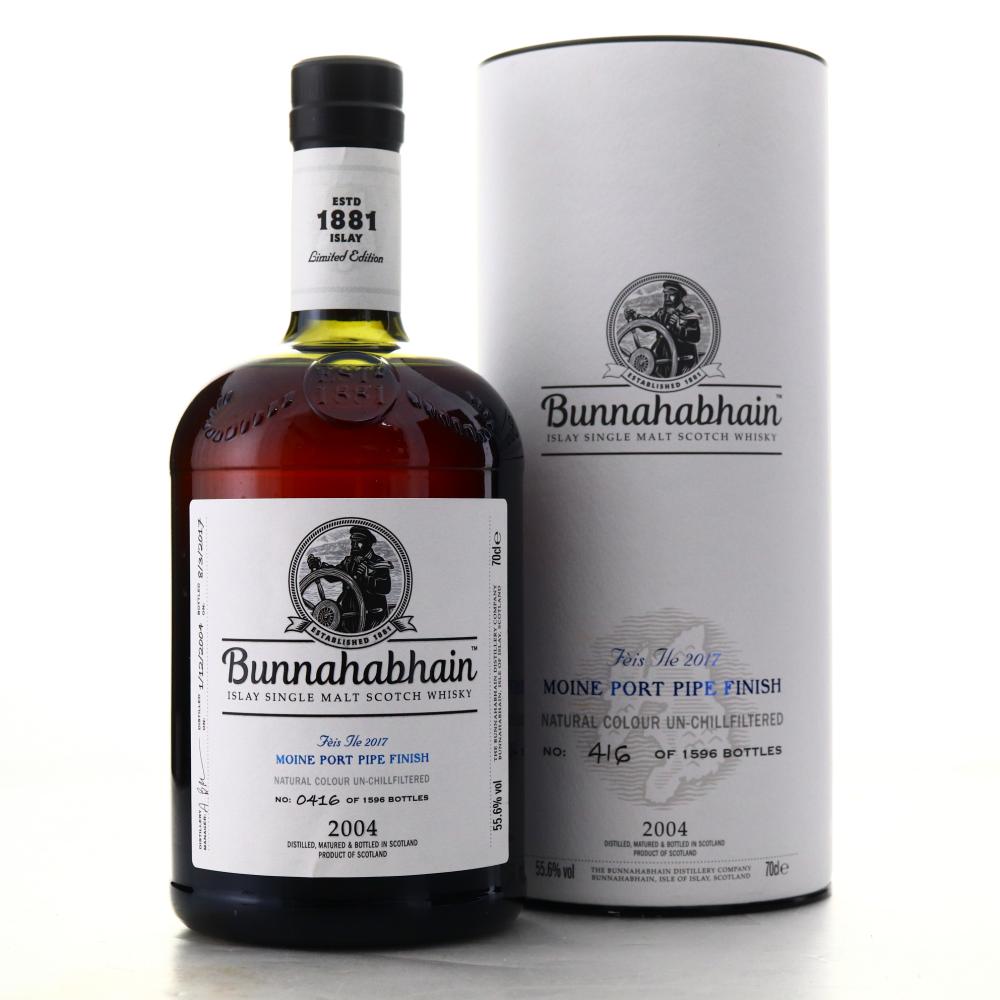 Bunnahabhain 2004 Moine Port Pipe Finish 12 Year Old / Feis Ile 2017