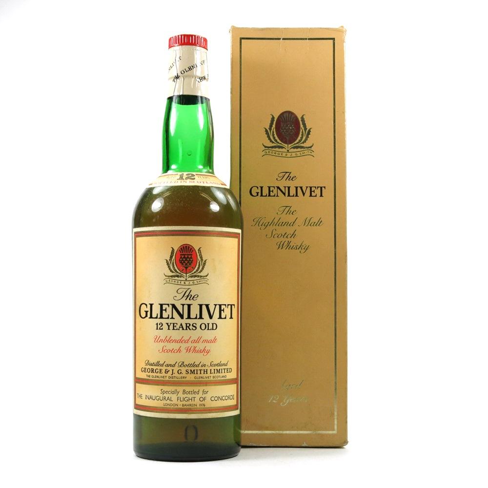 Glenlivet 12 Year Old 1976 Inaugural Flight of Concorde