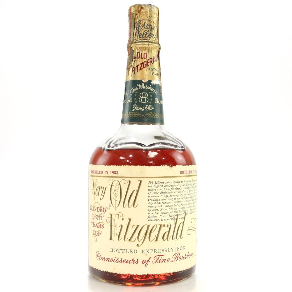 Very Old Fitzgerald 1953 Bonded 8 Year Old 100 Proof / Stitzel-Weller