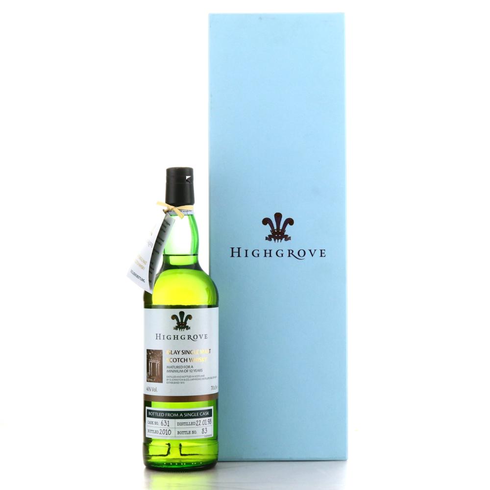 Laphroaig 1998 Highgrove 12 Year Old Single Cask #631