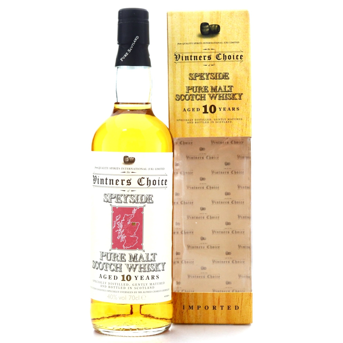 Vintners Choice 10 Year Old Speyside Pure Malt Scotch Whisky