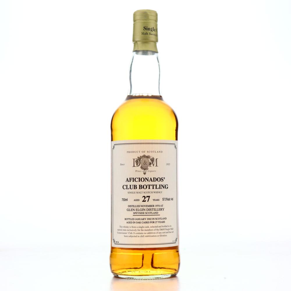 Glen Elgin 1974 D&M 27 Year Old 75cl / US Import