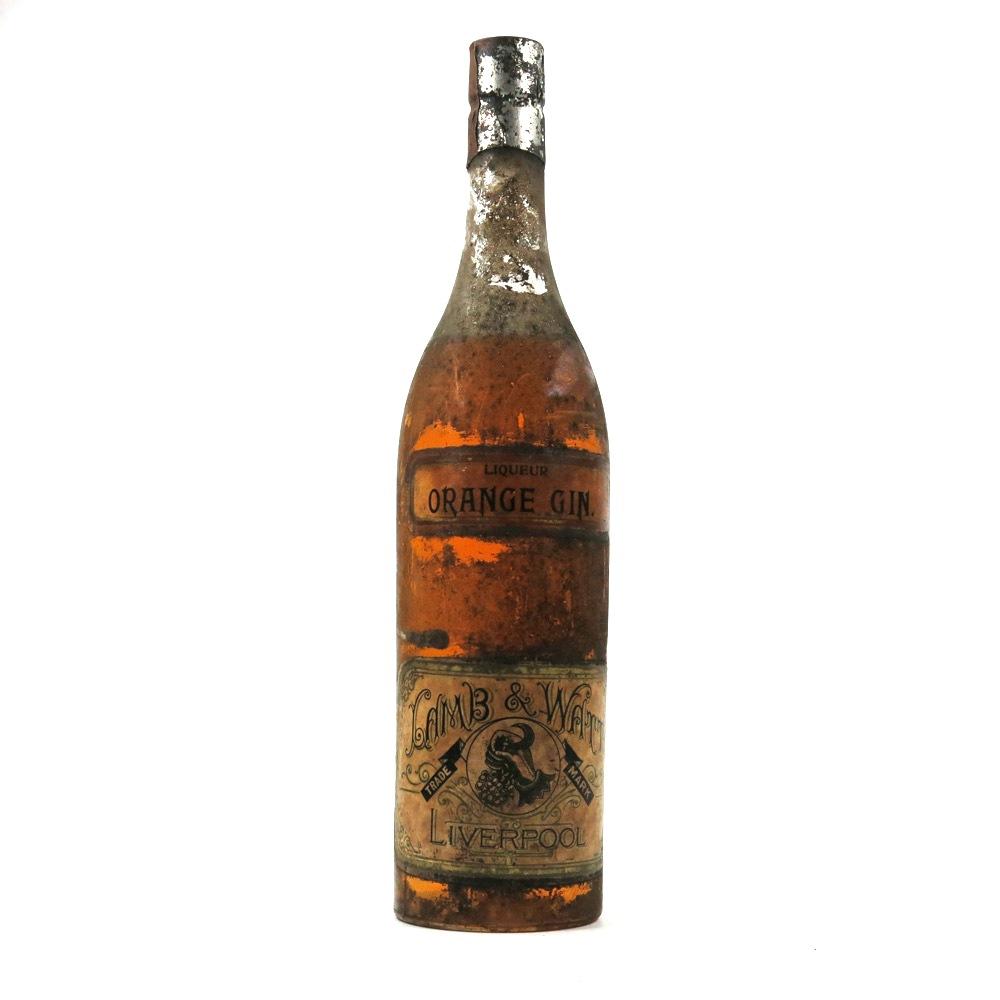 Lamb and Watt Orange Gin Liqueur 1920s