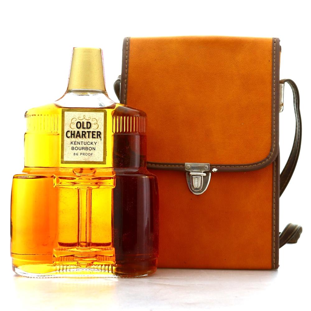 Old Charter 11 Year Old Kentucky Straight Bourbon 1950s / Binocular Bottle