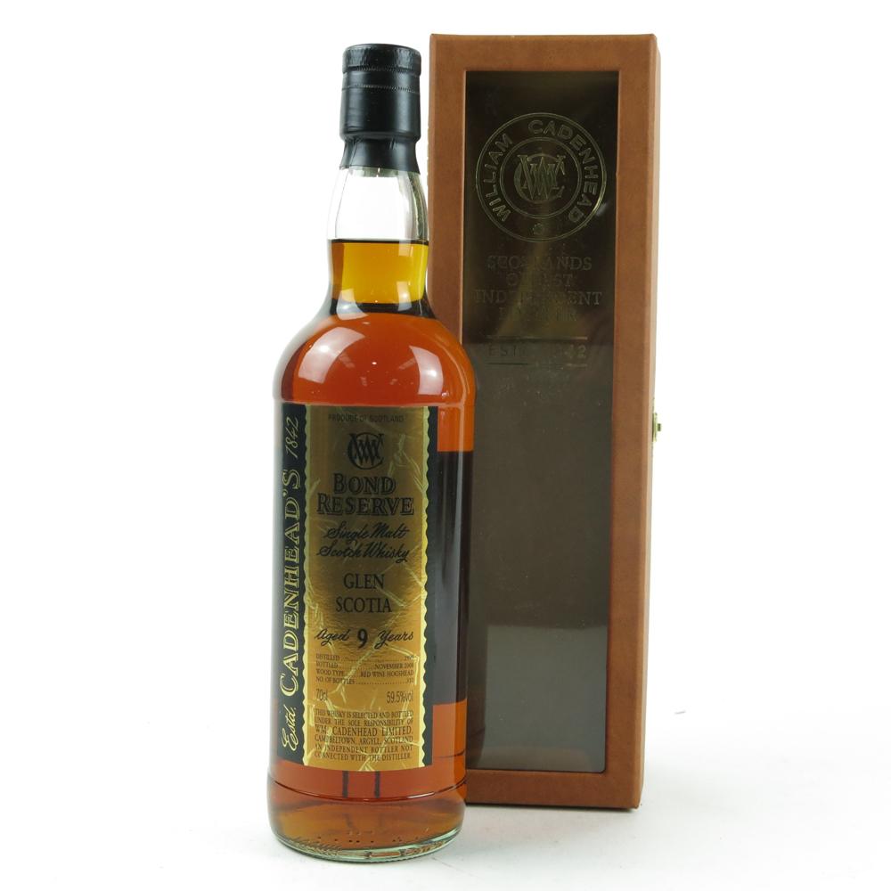 Glen Scotia 1999 Cadenhead's 9 Year Old / Bond Reserve
