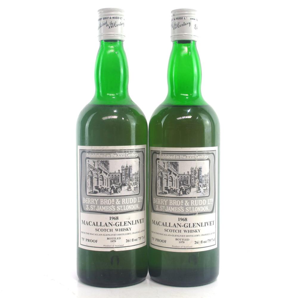 Macallan 1968 Berry Brothers and Rudd x 2
