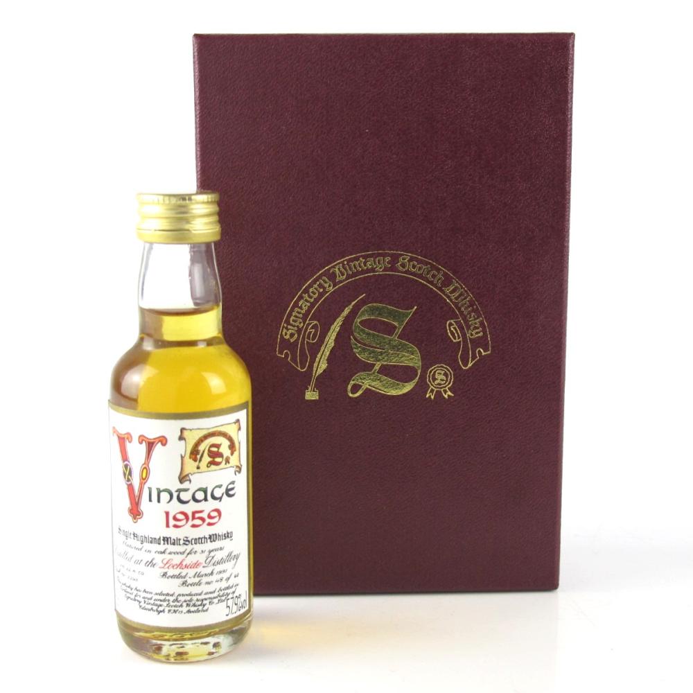 Lochside 1959 Signatory Vintage 31 Year Old Miniature 5cl