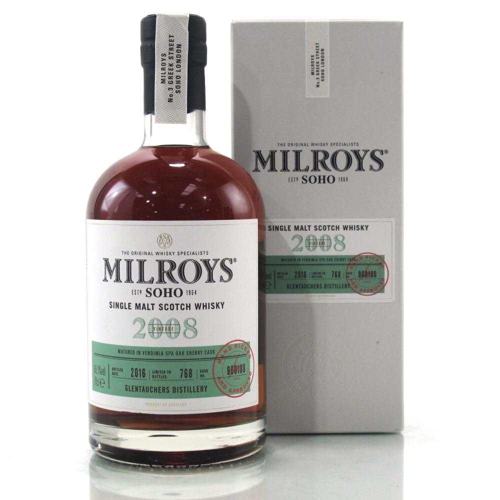 Glentauchers 2008 Milroy's Single Cask / Vendimia Spa Sherry Oak