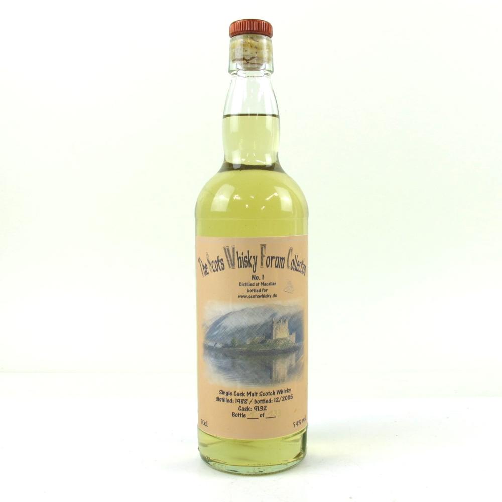 Macallan 1988 Scot Whisky Forum Collection 17 Year Old Single Cask