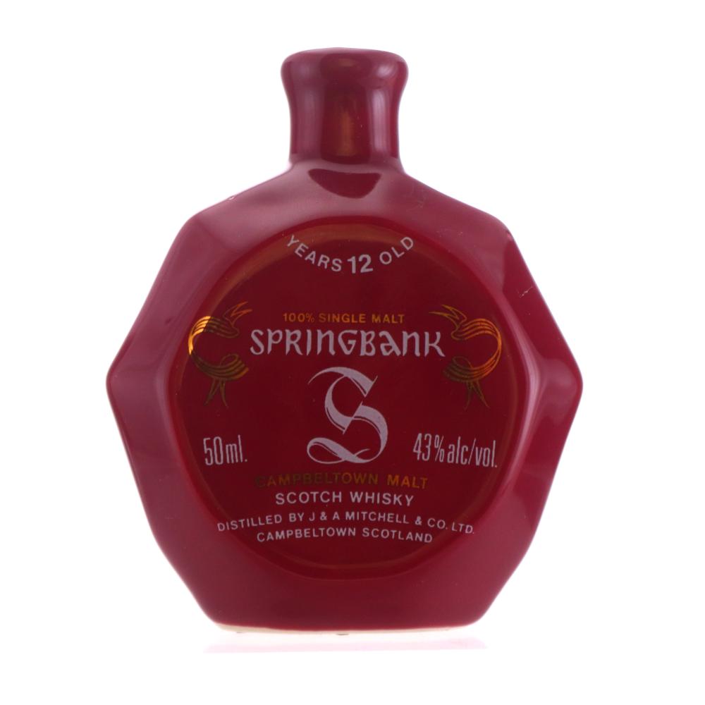 Springbank 12 Year Old Ceramic Miniature 1980s