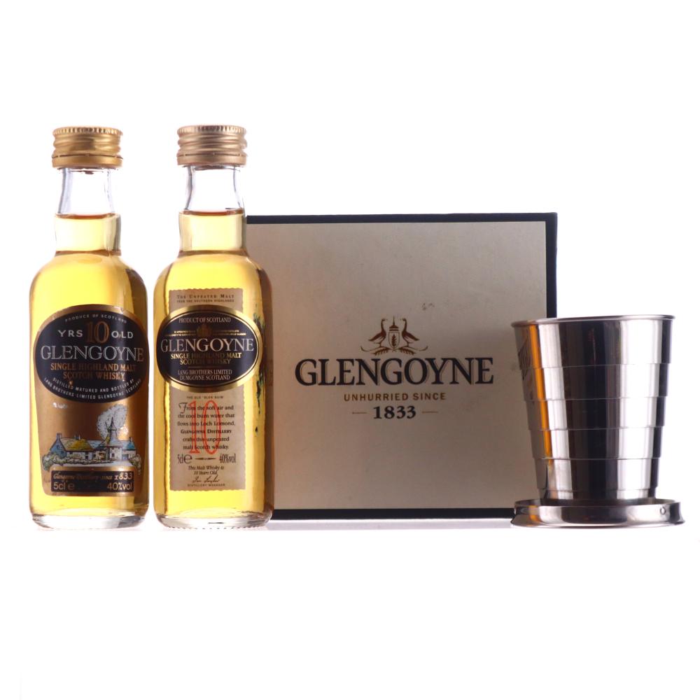 Glengoyne Miniature x 2 / Includes Branded Cup