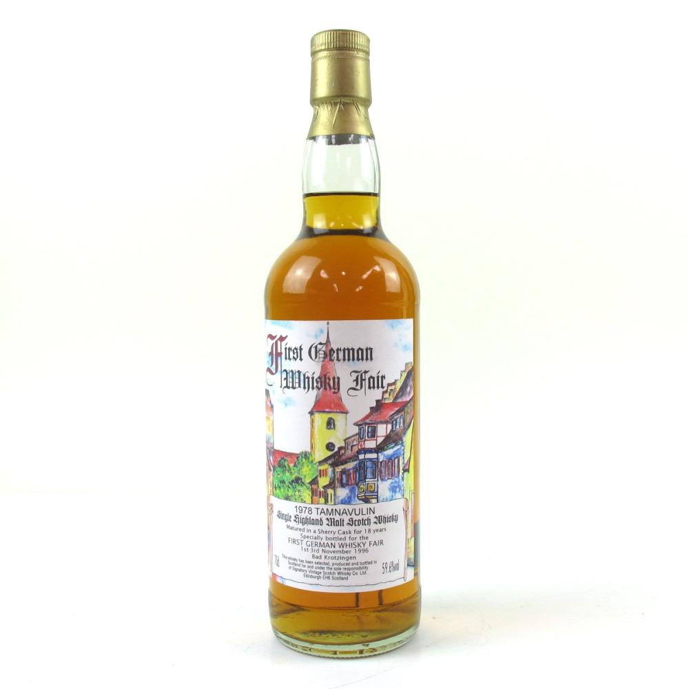 Tamnavulin 1978 Signatory Vintage 18 Year Old / First German Whisky Fair 
