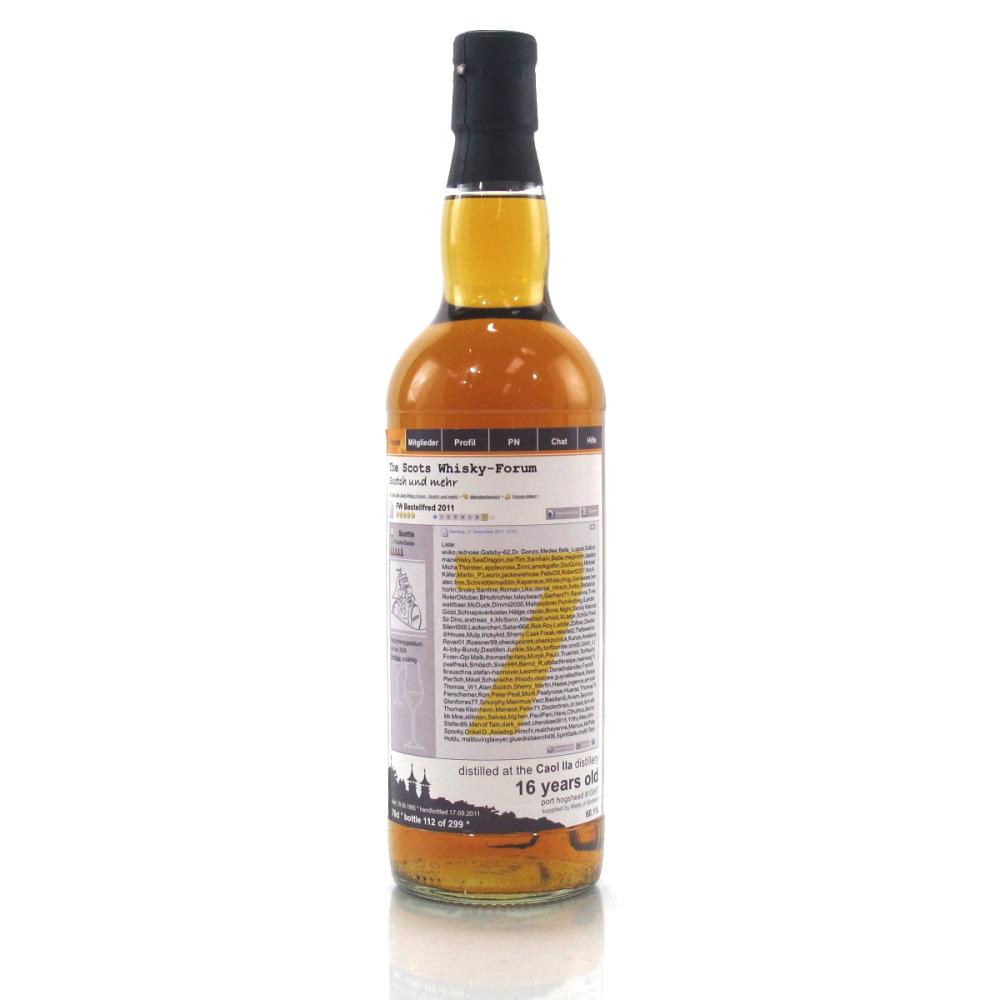 Caol Ila 1995 Malts of Scotland 16 Year Old Port Wood Cask