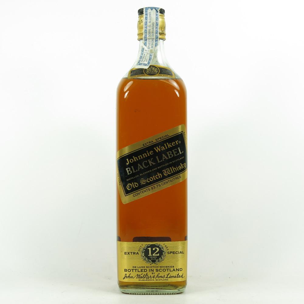 Johnnie Walker Black Label 12 Year Old King Size 1980s / 93.75 Cl
