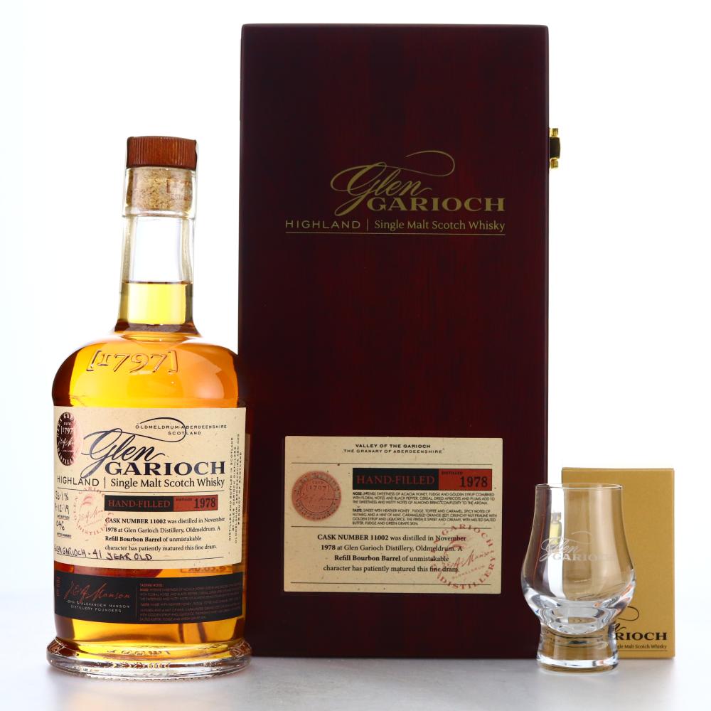 Glen Garioch 1978 Hand Filled 41 Year Old Cask #11002 / with Glass