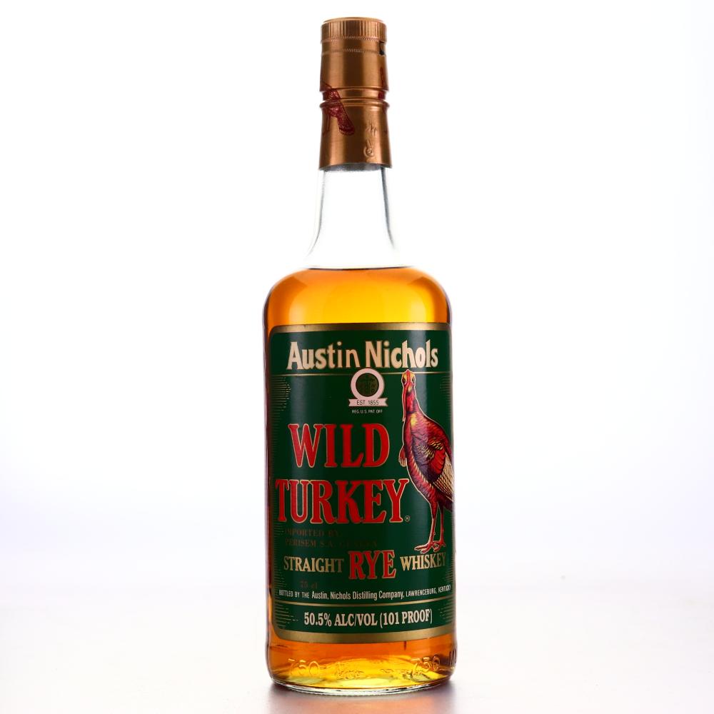 Wild Turkey 101 Proof Straight Rye 1990s / Christmas Rye