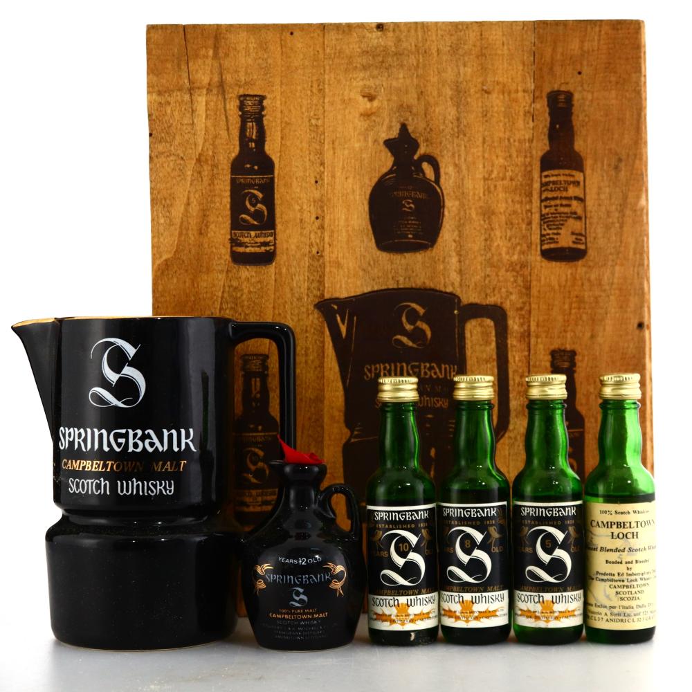 Springbank Miniatures x 5 / with Jug