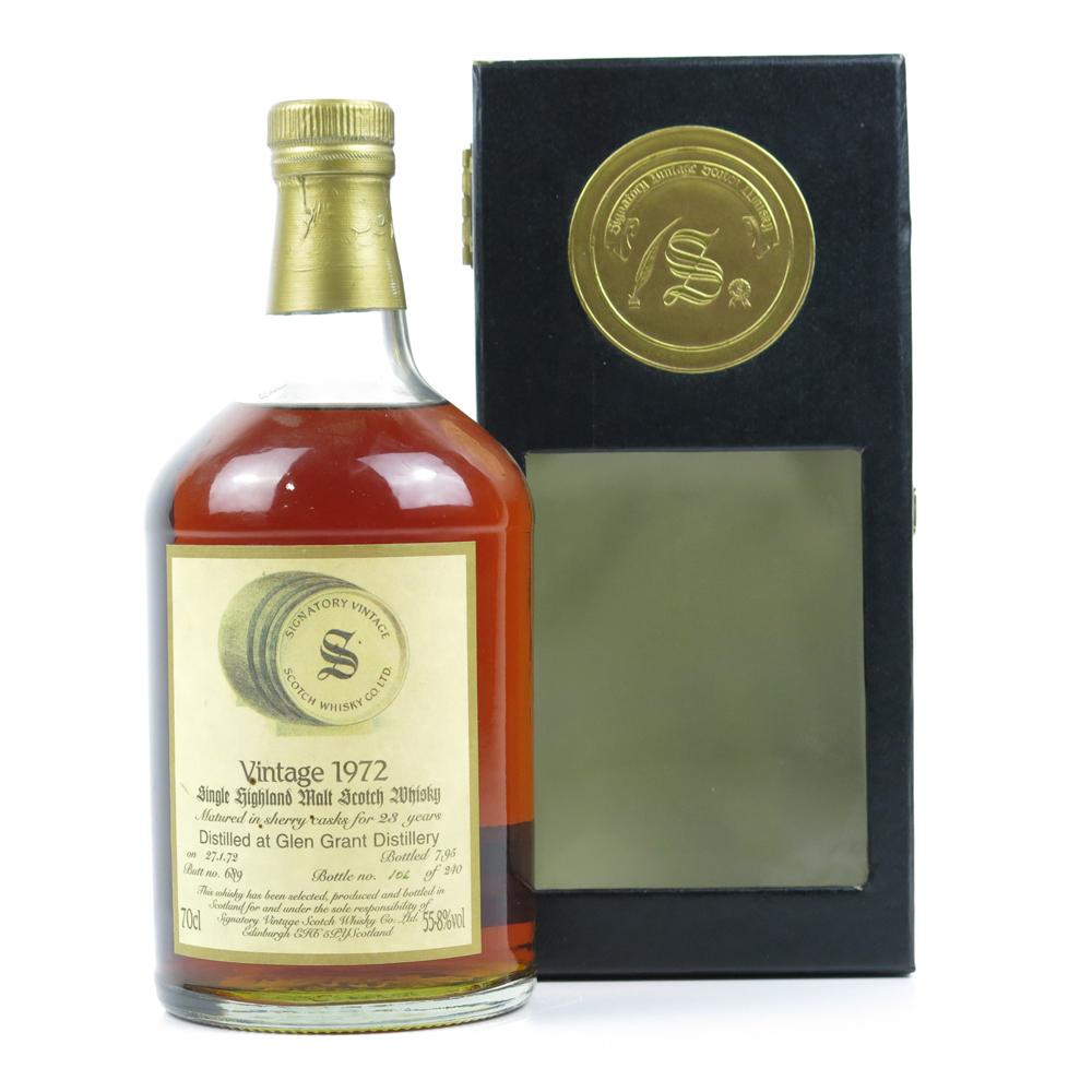 Glen Grant 1972 Signatory Vintage 23 Year Old