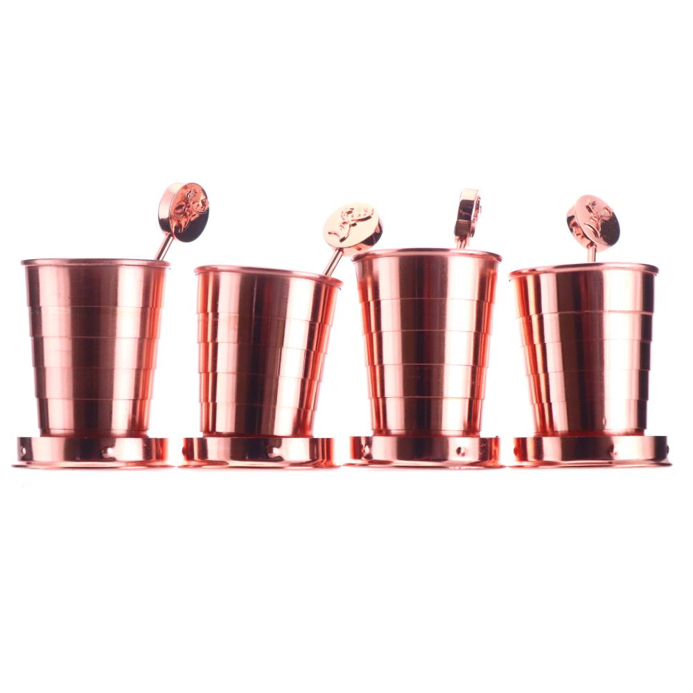 Glenfiddich Copper Tasting Cups & Skewers x 4