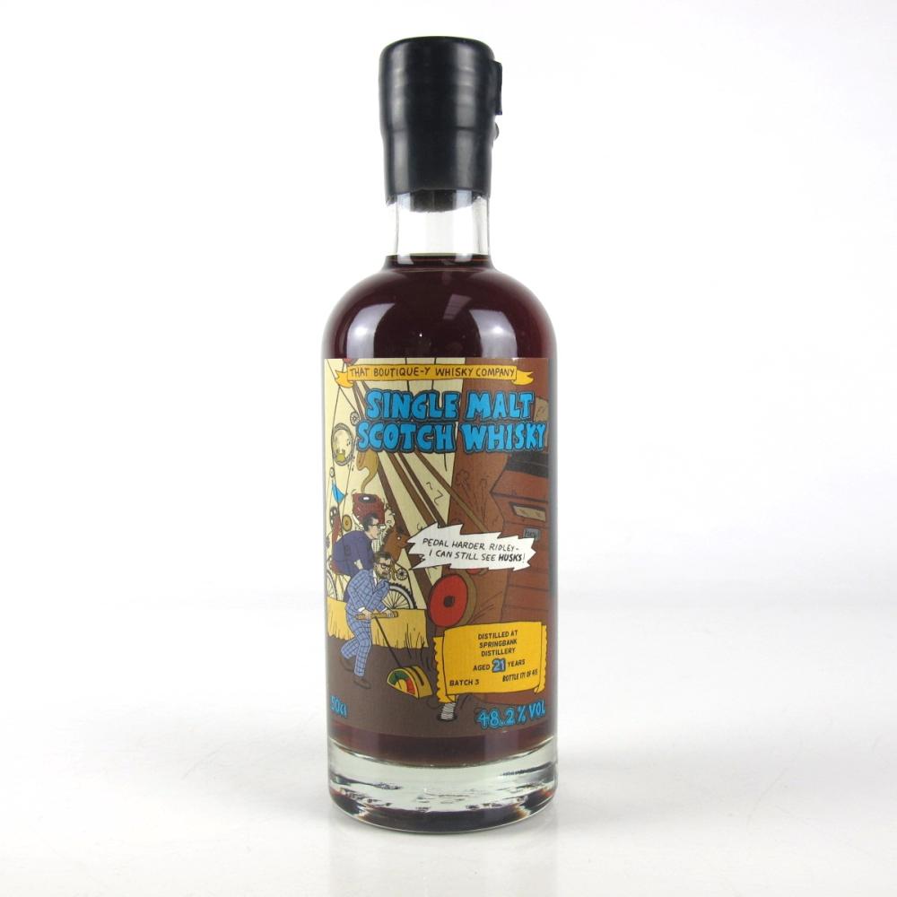 Springbank Boutique-y Whisky Company 21 Year Old Batch #3