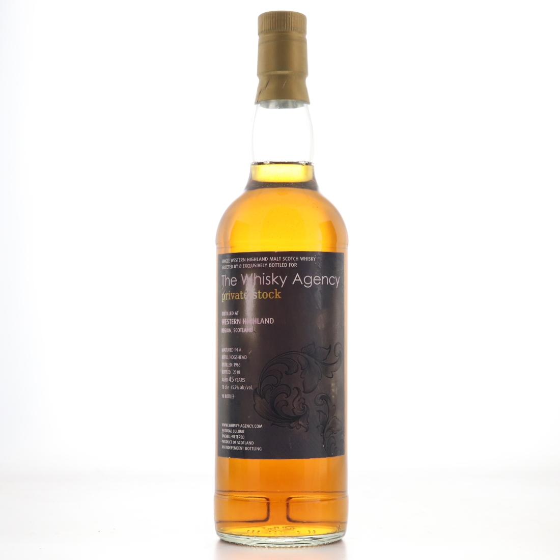 Highland Single Malt 1965 Whisky Agency 45 Year Old