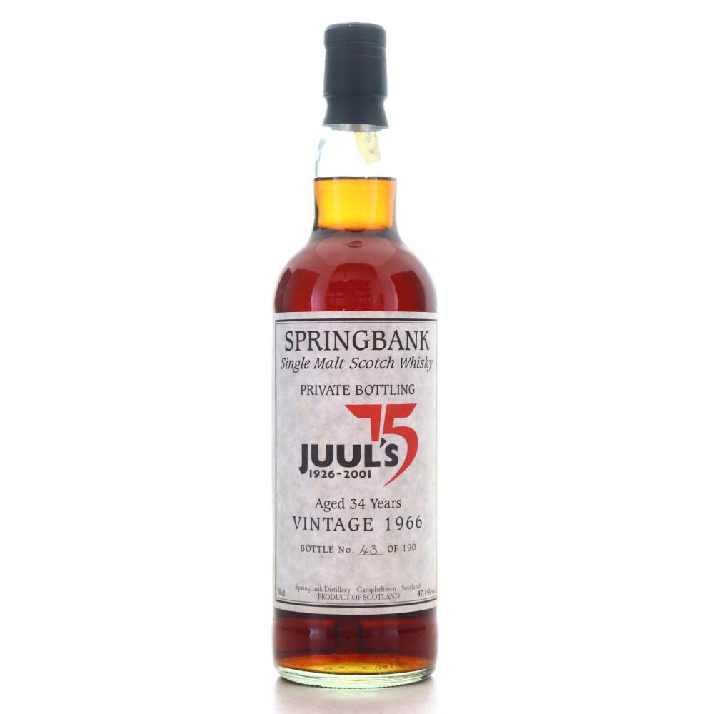 Springbank 1966 Private Bottling 34 Year Old / Juul's 75th Anniversary