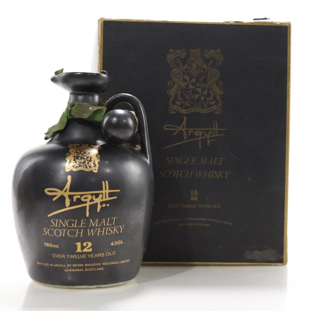 Argyll 12 Year Old Highland Malt Decanter 1980s / Beinn Bhuidhe