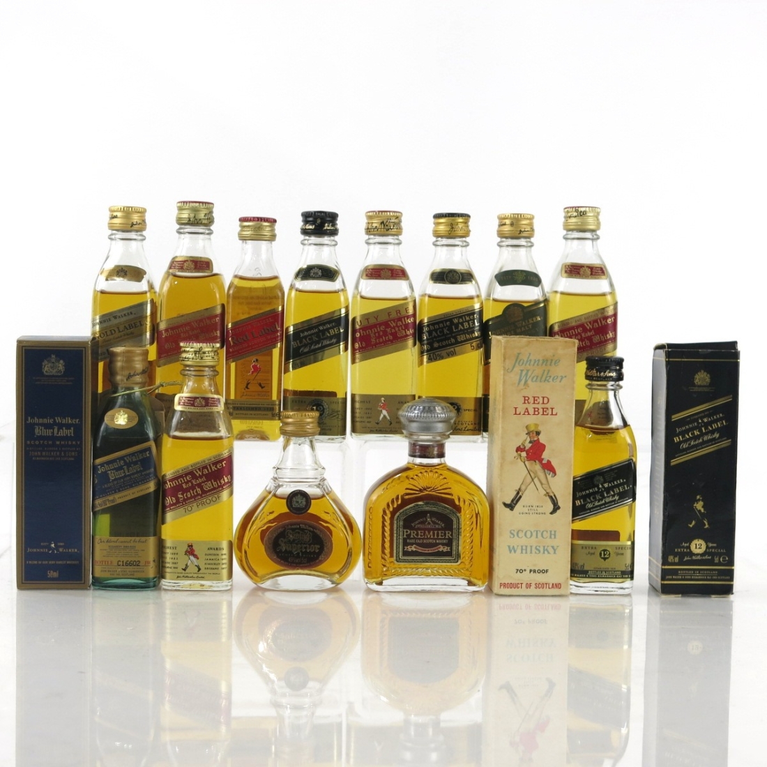 Johnnie Walker Miniature Selection x 13