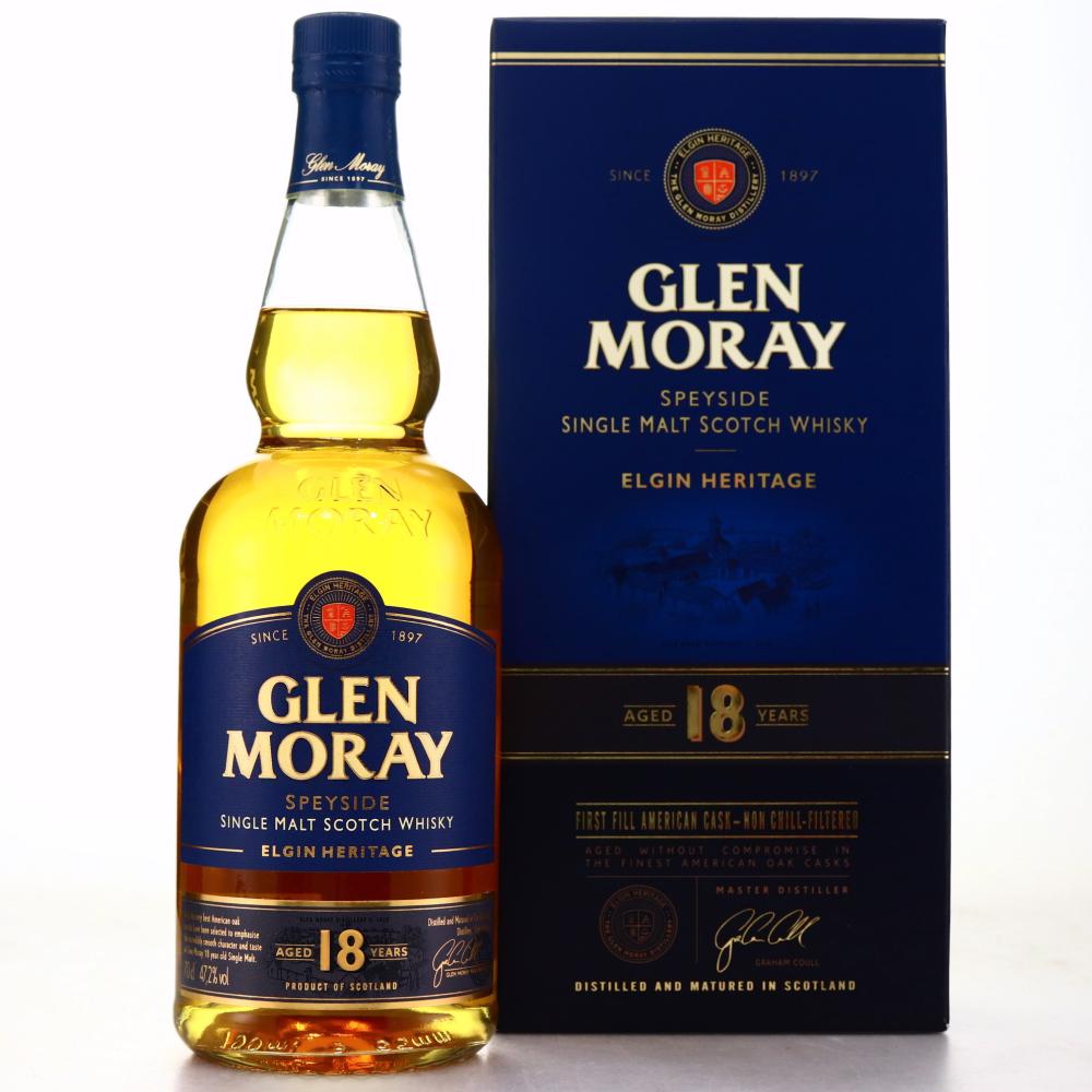 Glen Moray 18 Year Old Elgin Heritage