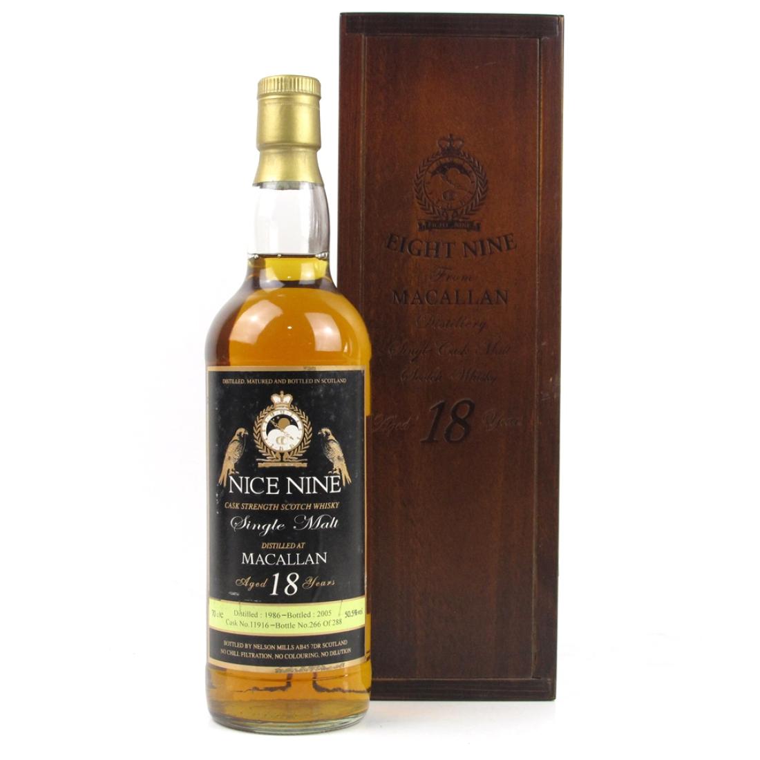 Macallan 1986 Nice Nine 18 Year Old Whisky | Whisky Auctioneer