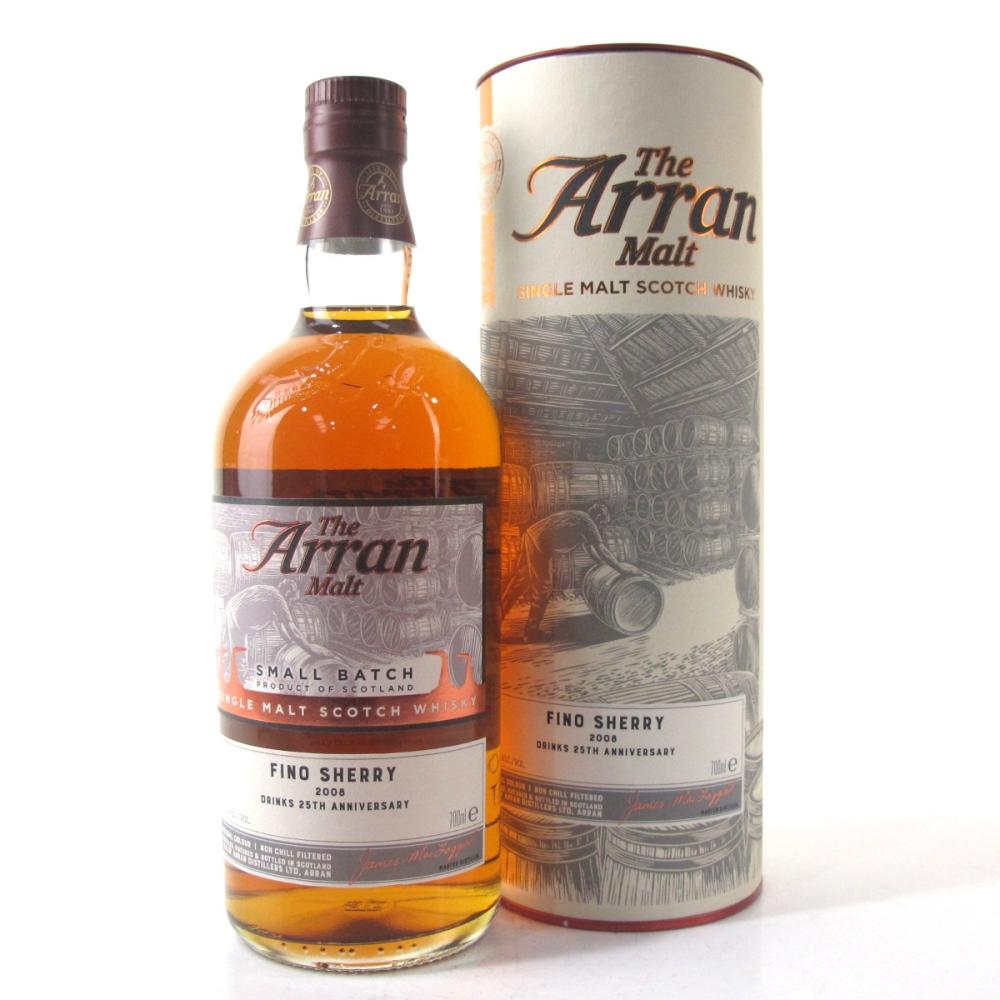 Arran 2008 Small Batch Fino Sherry Cask / Drinks 25th Anniversary