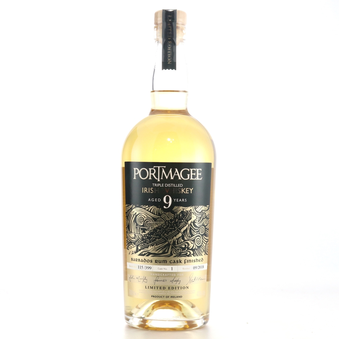 Portmagee 9 Year Old Irish Whiskey / Cask 1