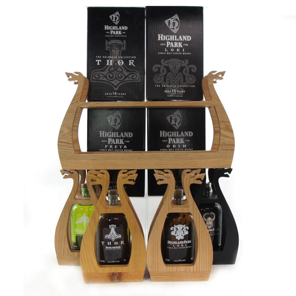 Highland Park Valhalla Collection 4 x 70cl / including Plinth