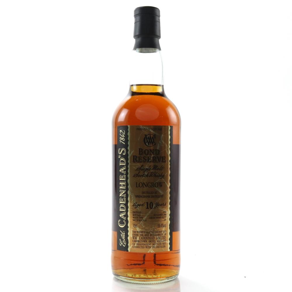 Longrow 1996 Cadenhead's 10 Year Old / Cream Sherry Butt