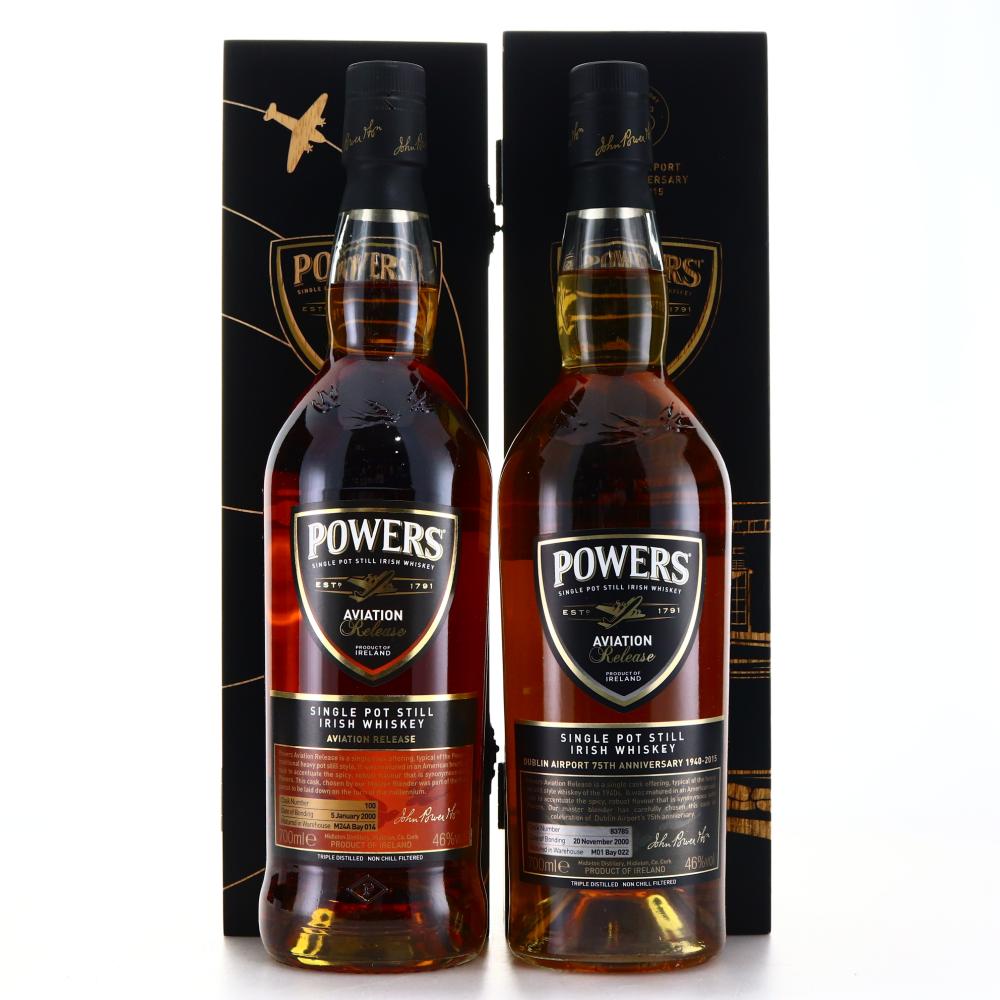Powers 2000 Aviation Single Cask #100 & #83785 2 x 70cl