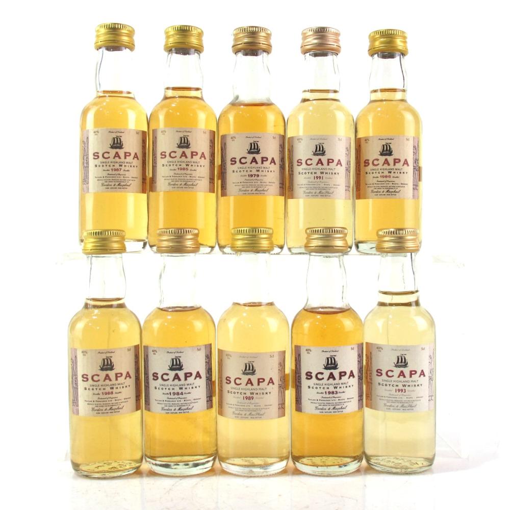 Scapa Vintage Gordon and MacPhail Selection 10 x 5cl