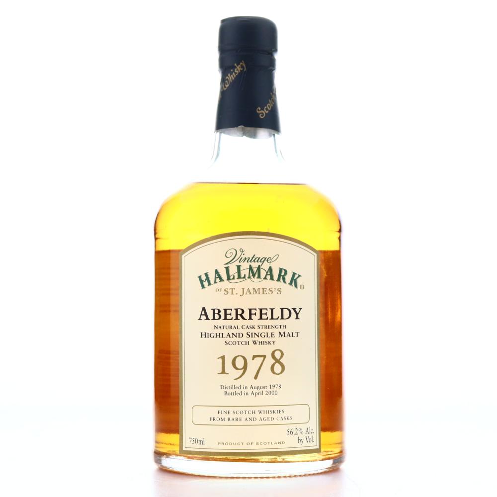 Aberfeldy 1978 Hallmark of St James 75cl / US Import