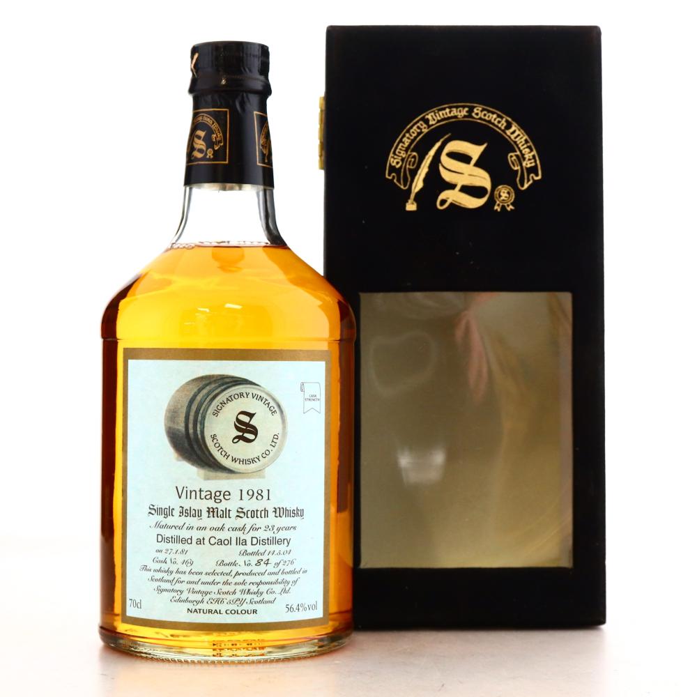 Caol Ila 1981 Signatory Vintage 23 Year Old