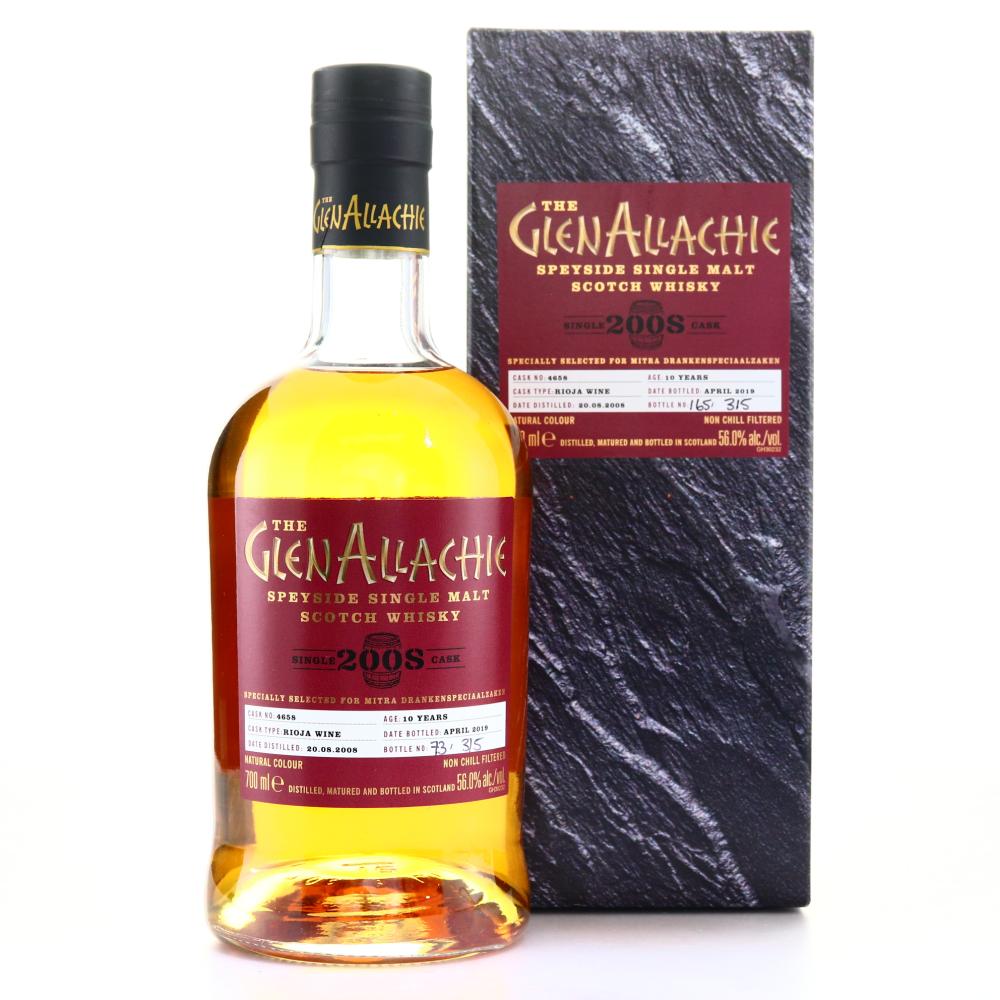 Glenallachie 2008 Single Rioja Cask 10 Year Old #4658 / Drankenspeciaalzaken Exclusive