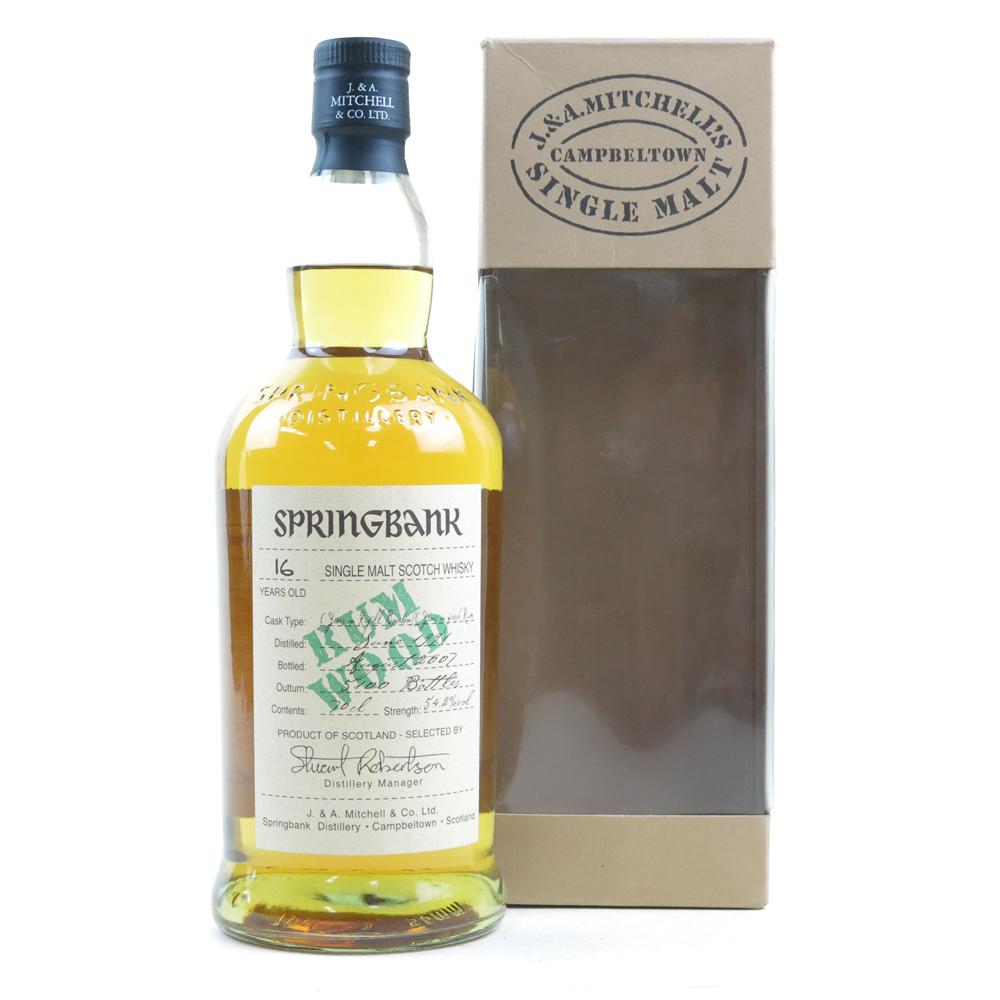 Springbank 1991 16 Year Old Rum Wood