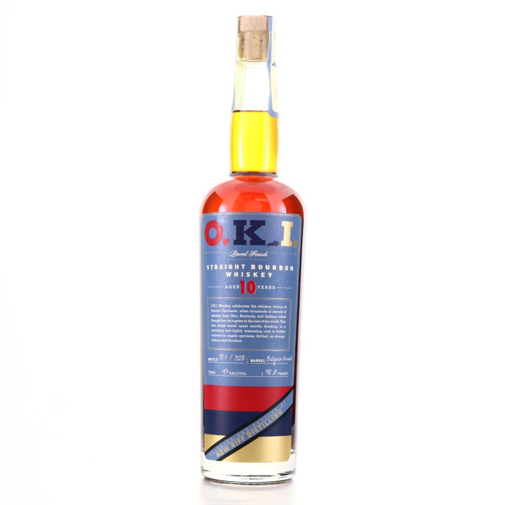 New Riff OKI 10 Year Old Belgian Quad Barrel Finish Bourbon